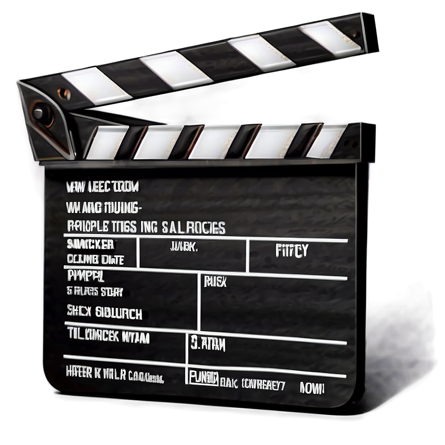 Download Film Production Clapboard Png 05232024 | Wallpapers.com