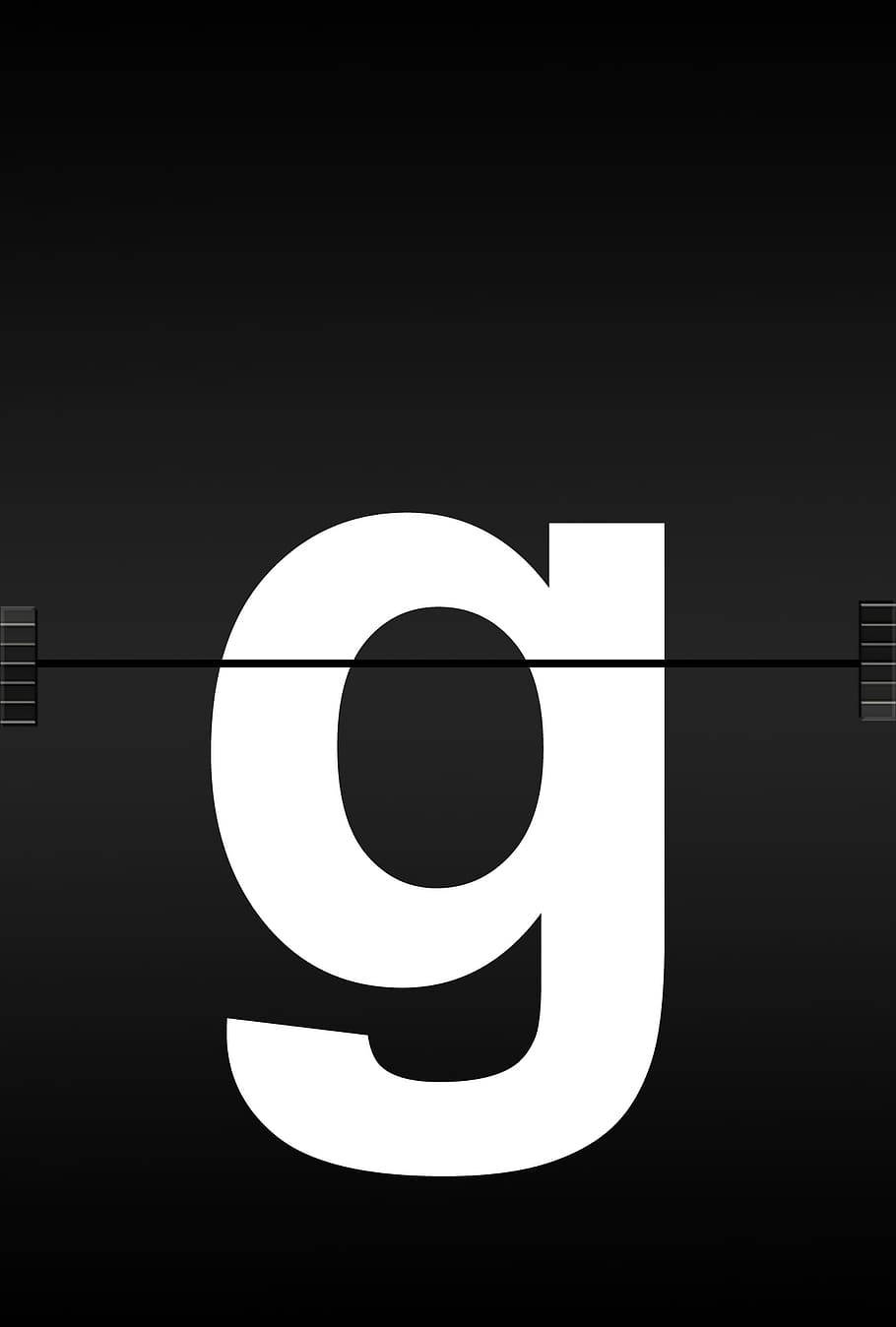 Film Style Small Letter G