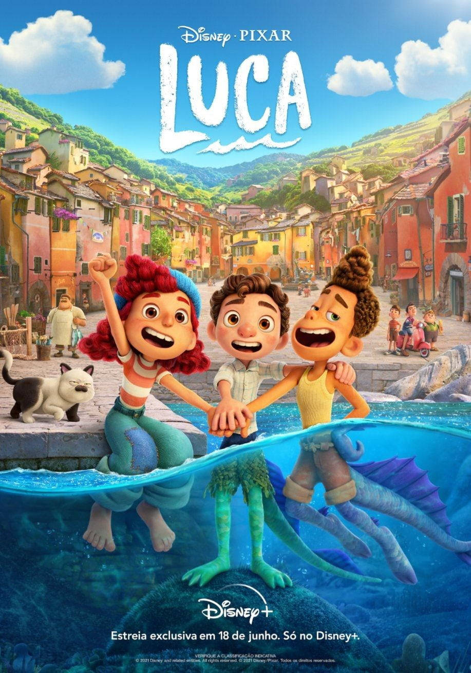 Filme De Animação De Luca Disney Phone Papel de Parede