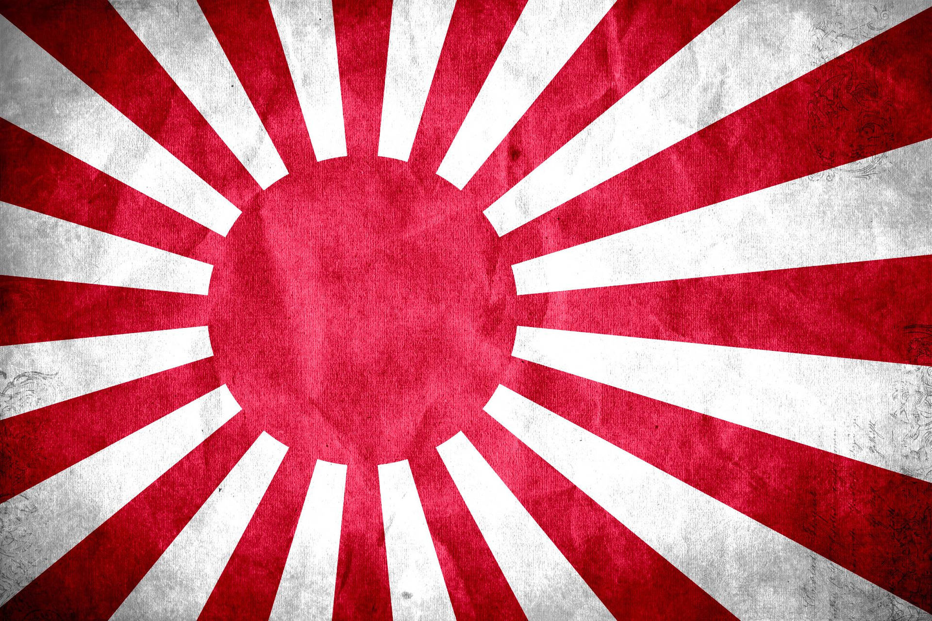Filmadsoluppgång Med Japans Flagga Wallpaper