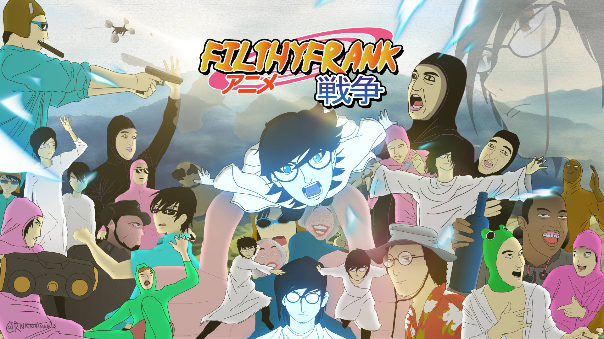 Filthyfrank Como Anime. Fondo de pantalla