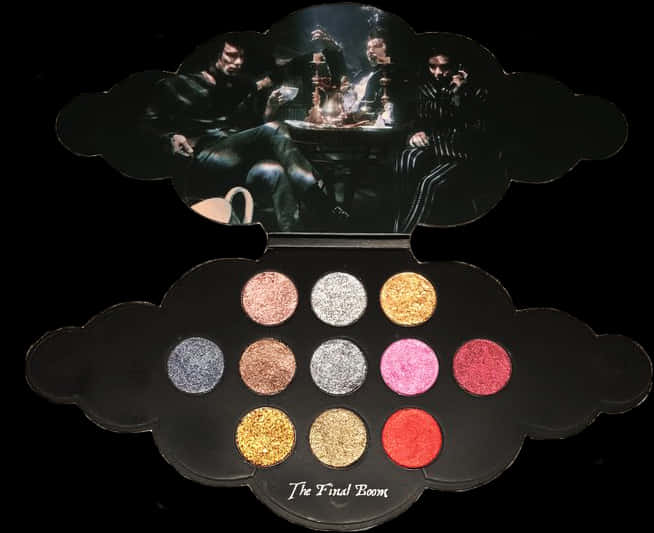 Final Boom Makeup Palette Themed Design PNG