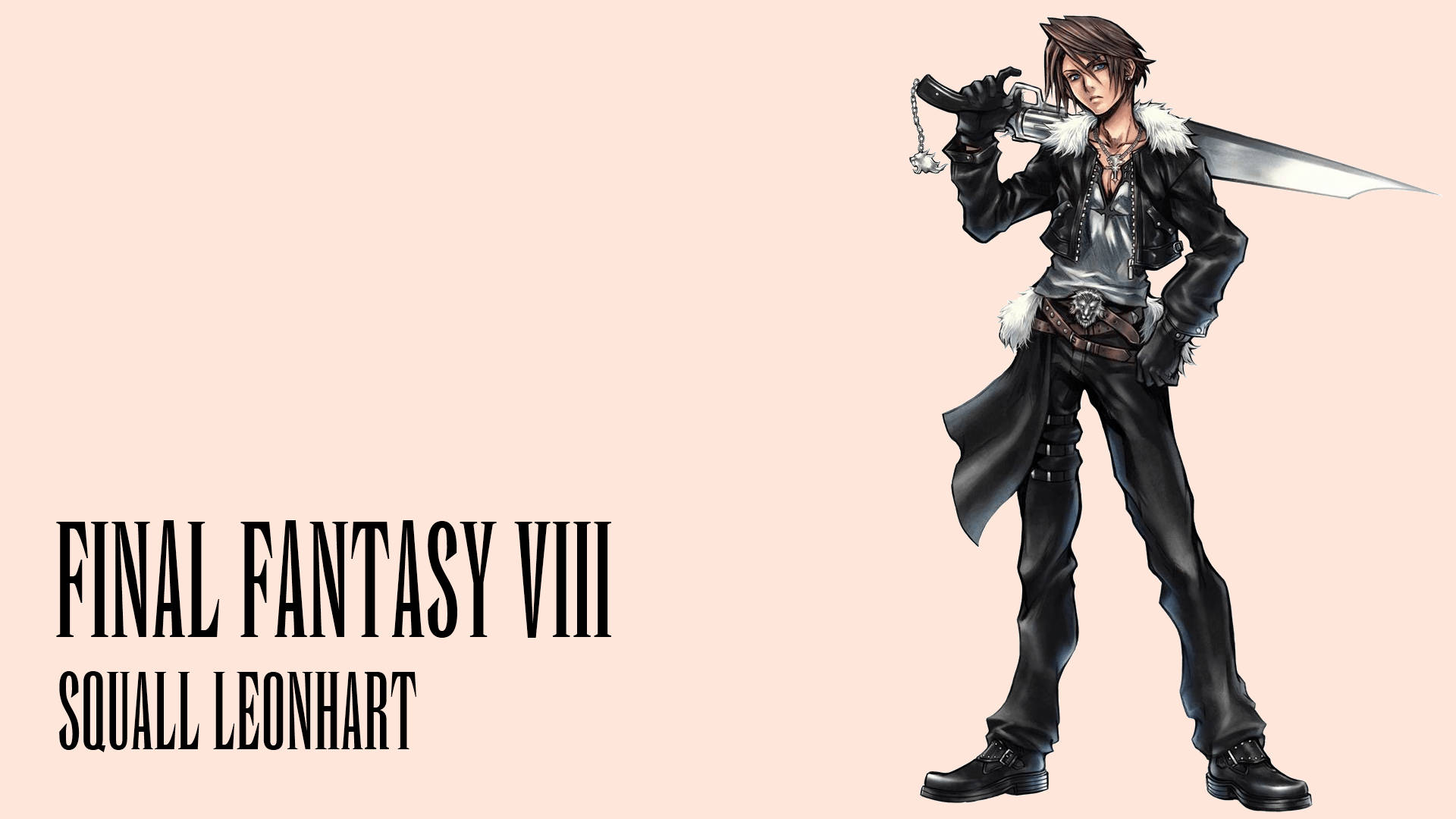 Artede Squall De Final Fantasy 8. Fondo de pantalla