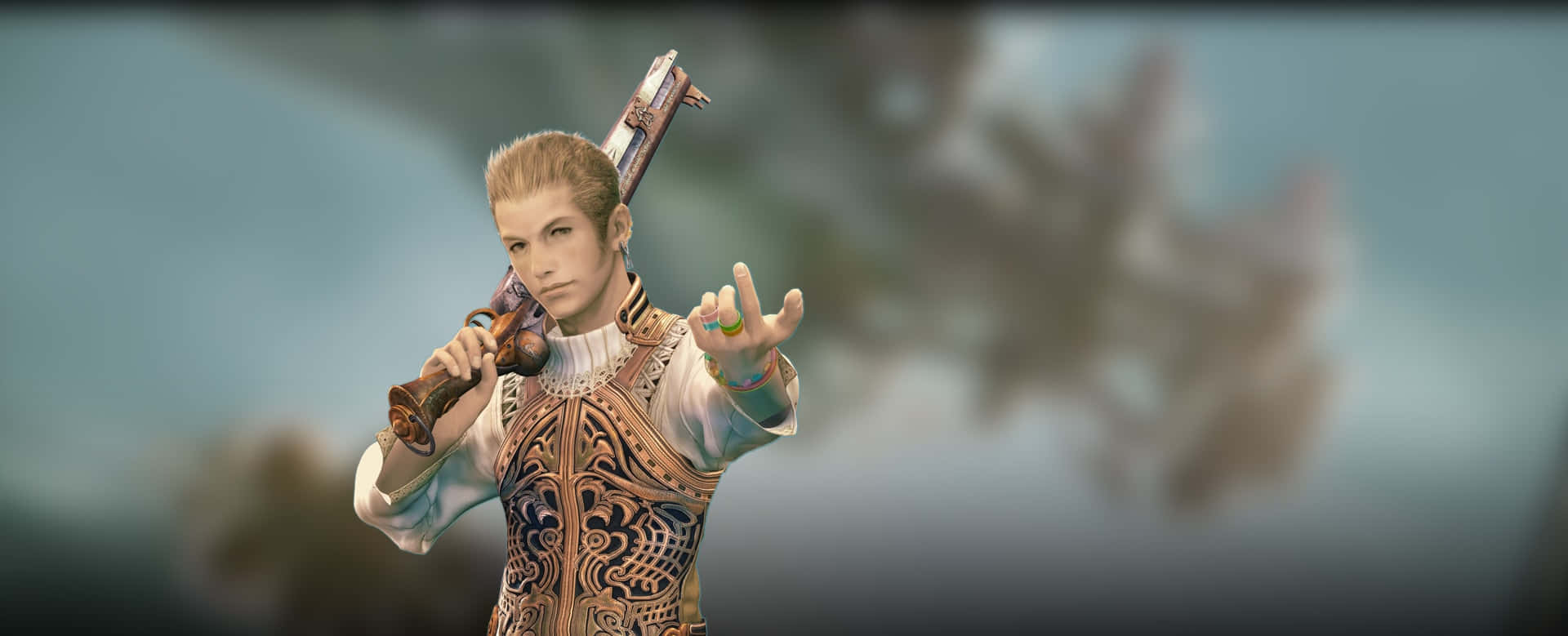 Pose D'action De Balthier De Final Fantasy Fond d'écran