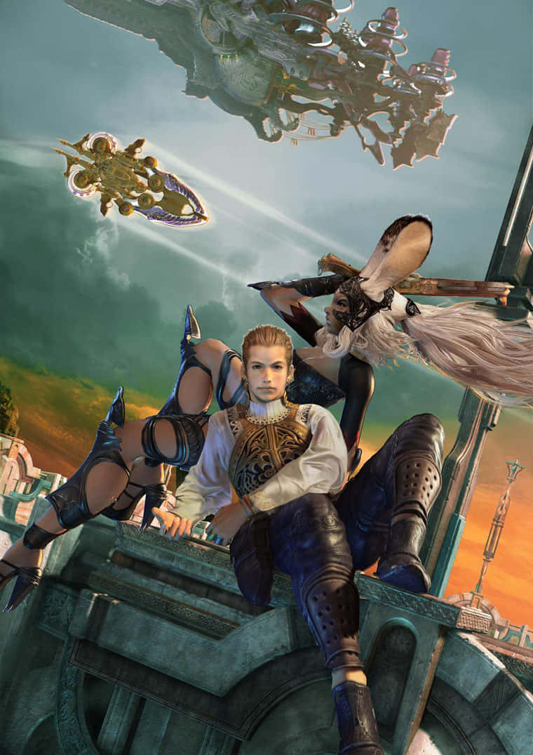 Aventure En Airship De Balthier De Final Fantasy Fond d'écran