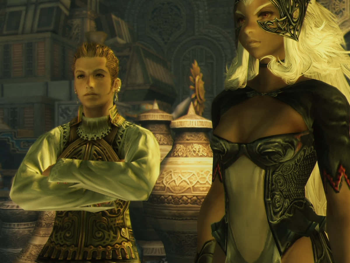 Balthier Et Fran De Final Fantasy Fond d'écran