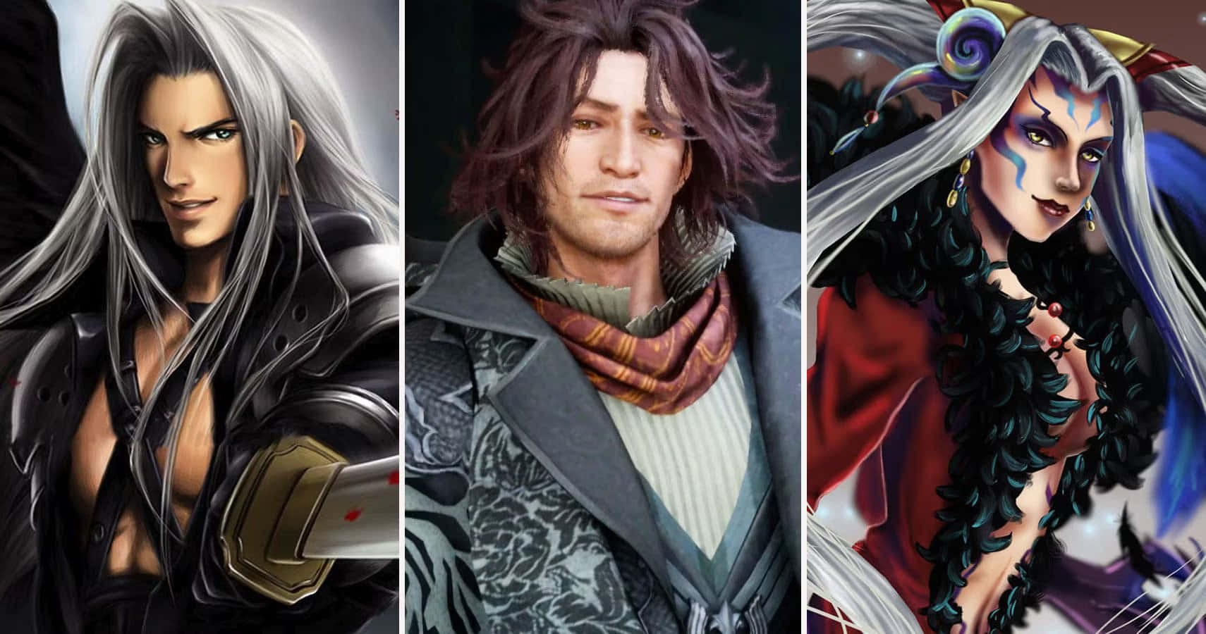 Iconicospersonajes De Final Fantasy Reunidos En Un Conjunto Impresionante Fondo de pantalla