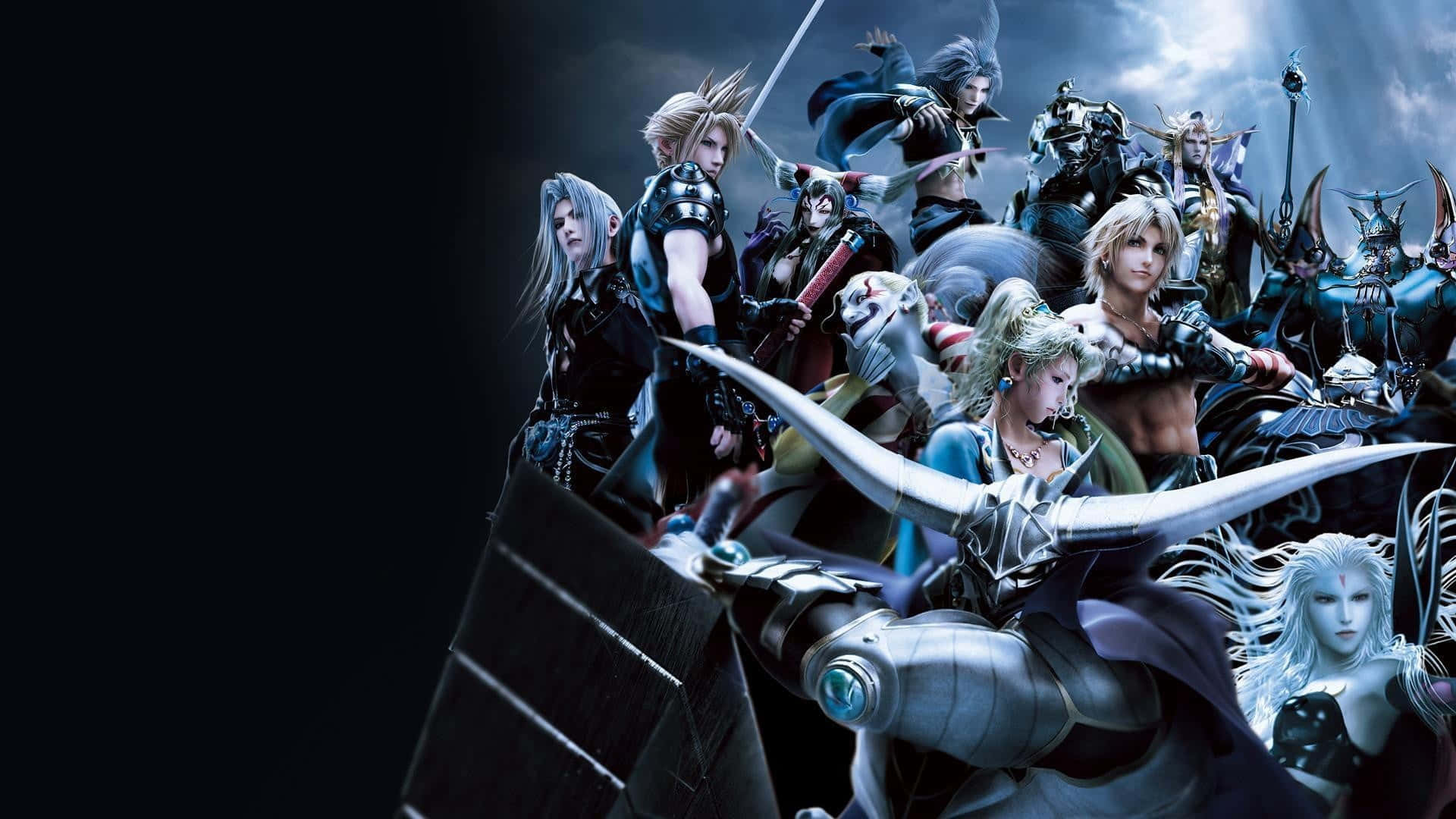 The Ultimate Gathering of Final Fantasy Characters Wallpaper