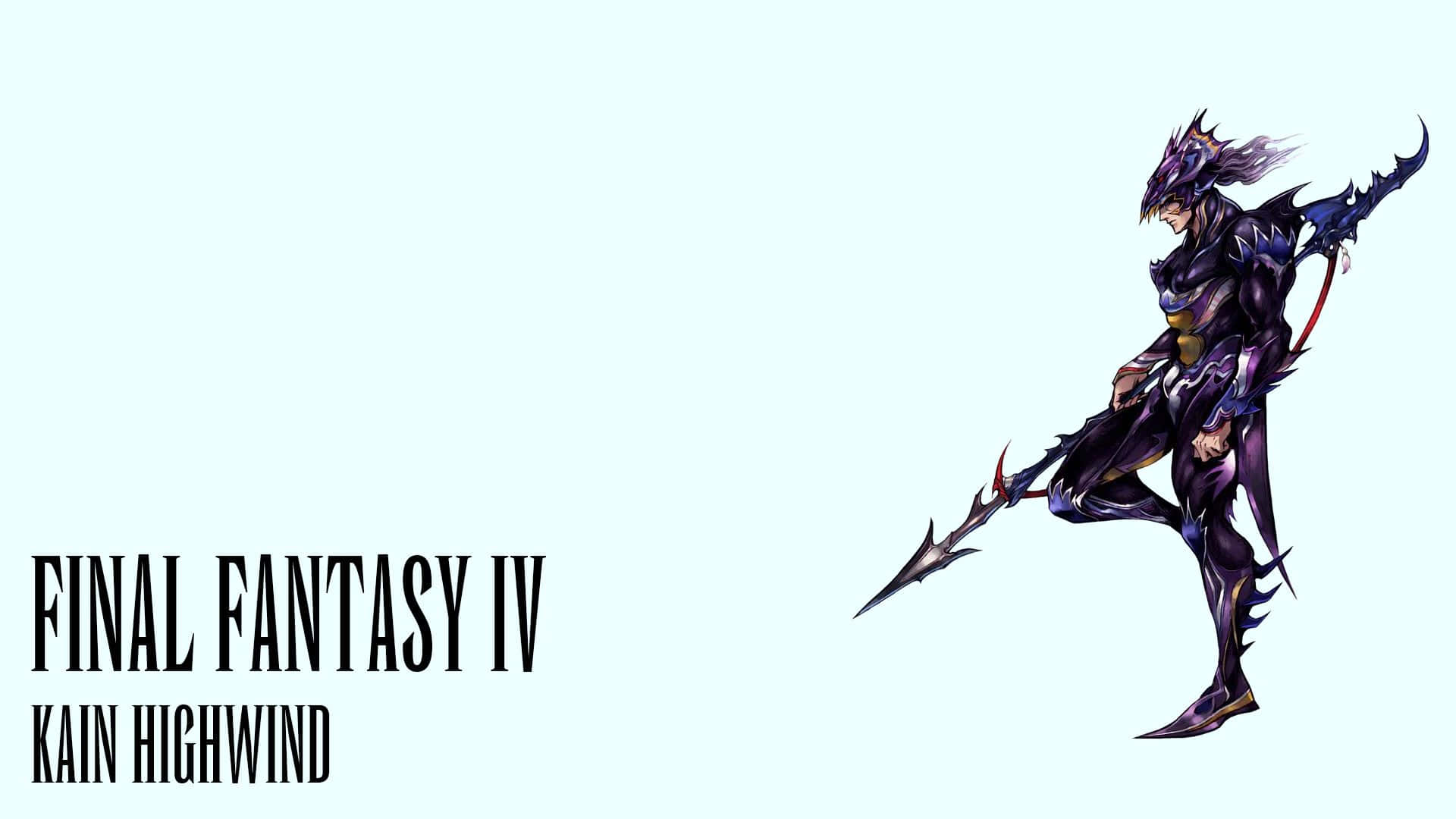 Œuvre De Kain Highwind De Final Fantasy I V Fond d'écran