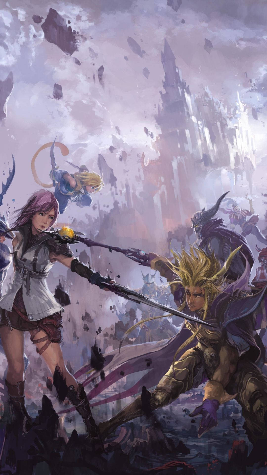 Uppleväventyrets Spänning Med Final Fantasy På Din Iphone. Wallpaper
