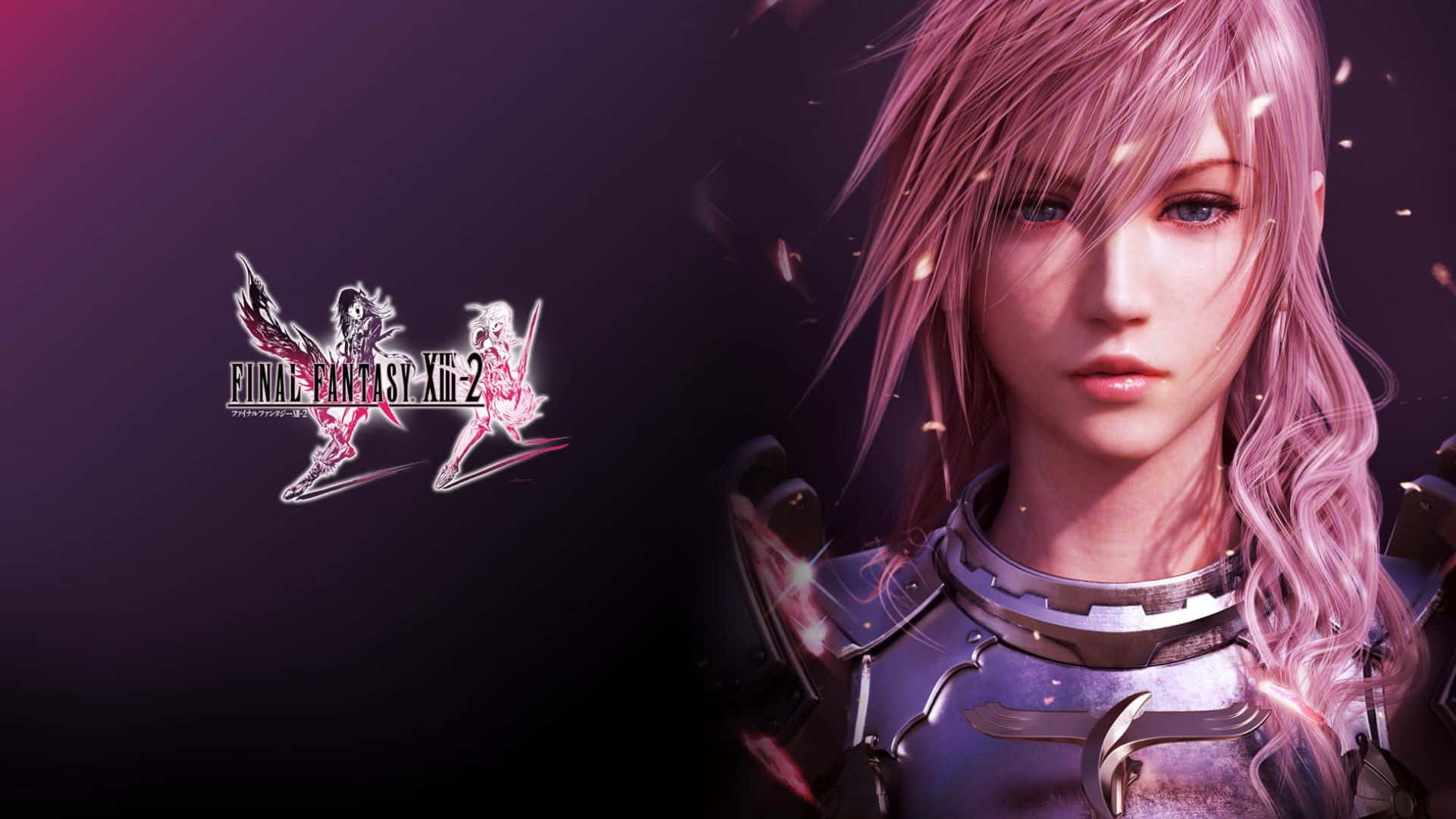Final Fantasy Lightning Displaying Strength And Brilliance Wallpaper