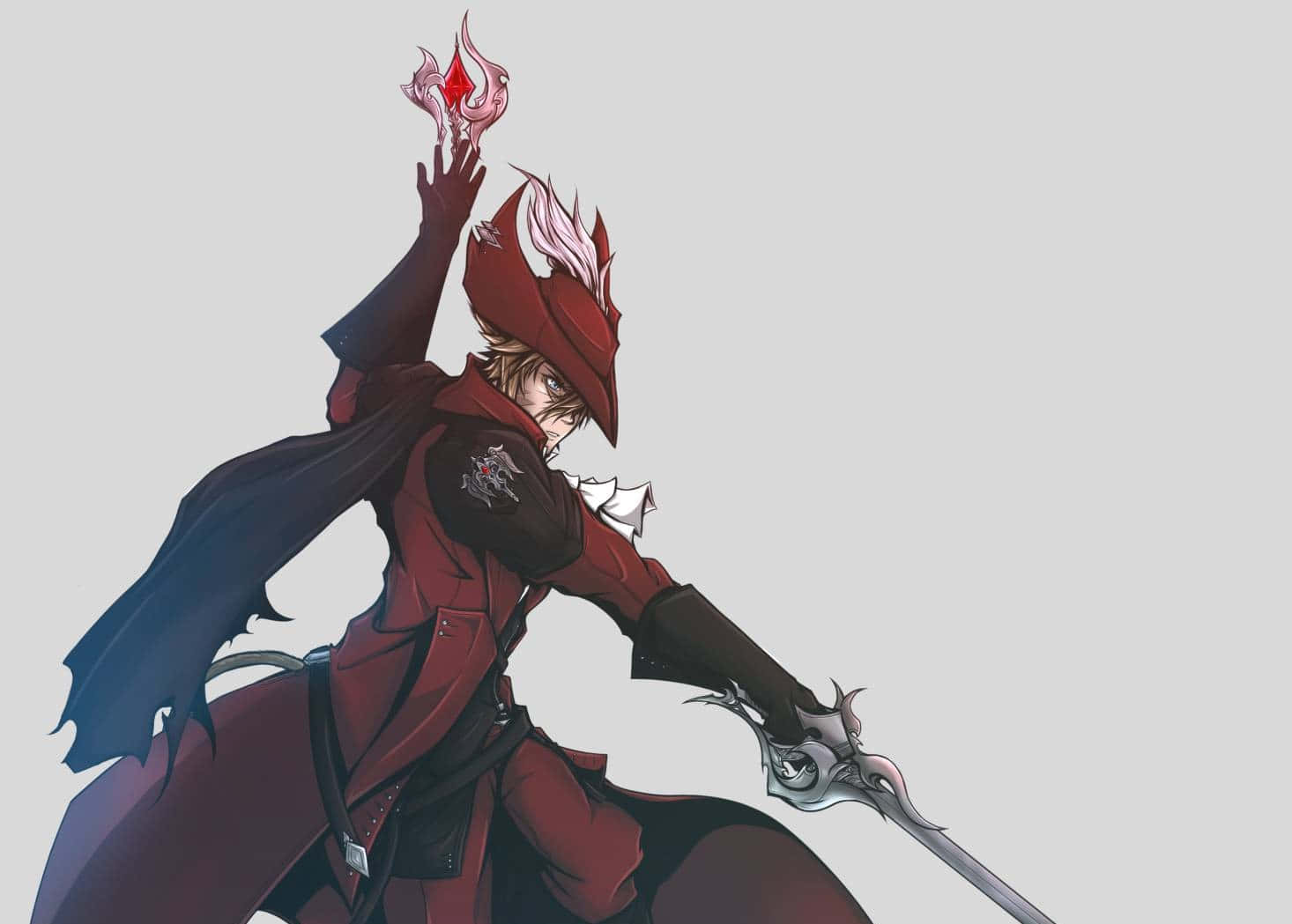 Download Final Fantasy Red Mage Artwork Wallpaper | Wallpapers.com