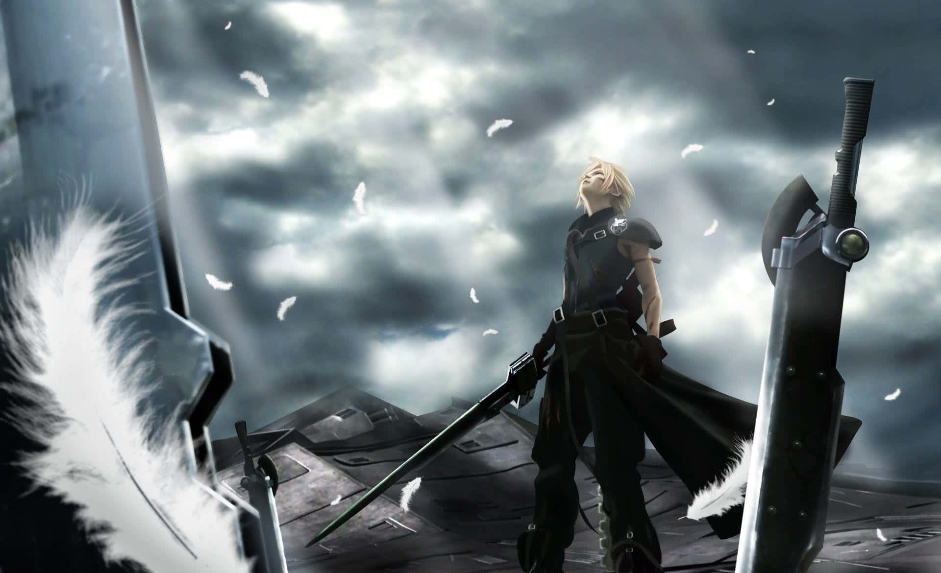 Final Fantasy Viii Epic Battle Scene Wallpaper