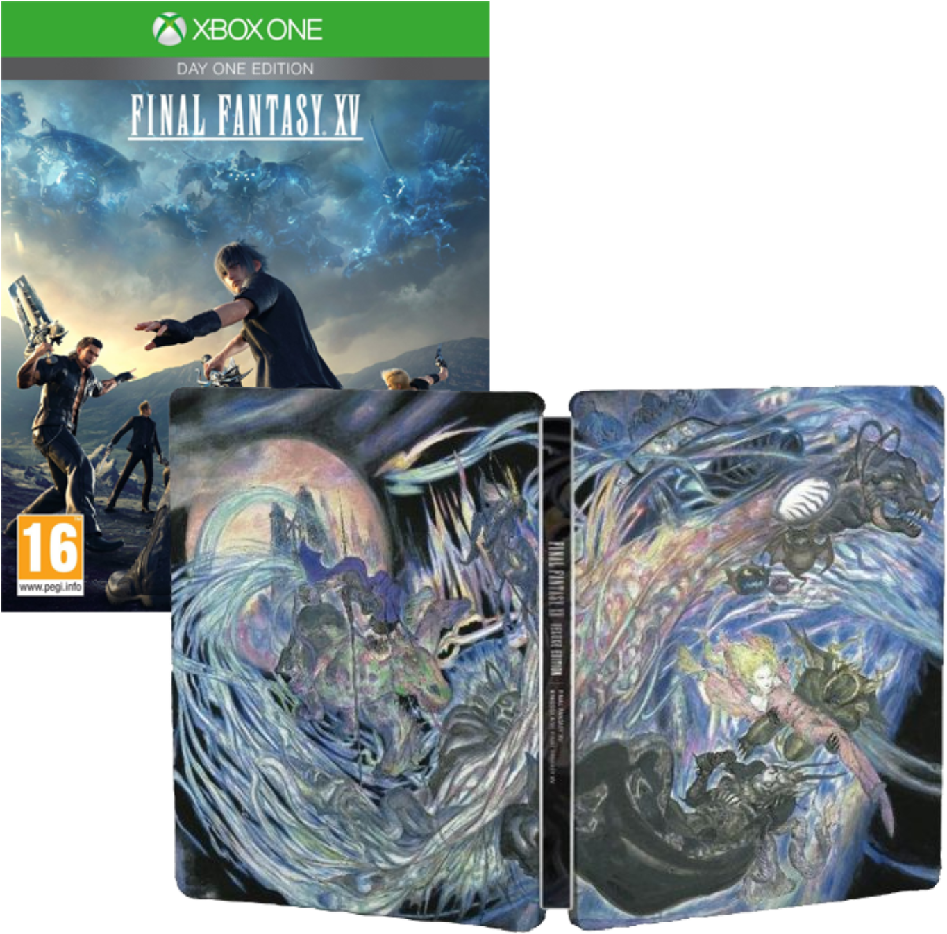 Final Fantasy X V Game Cover Art PNG