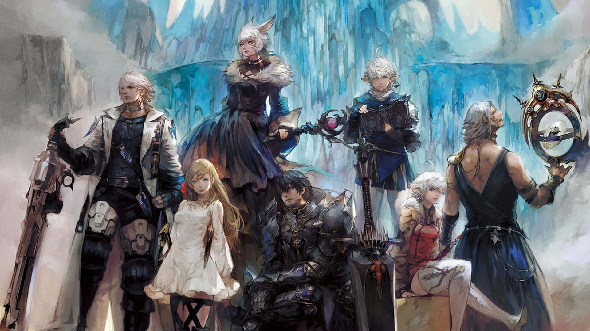 Final Fantasy X V I Character Ensemble Wallpaper