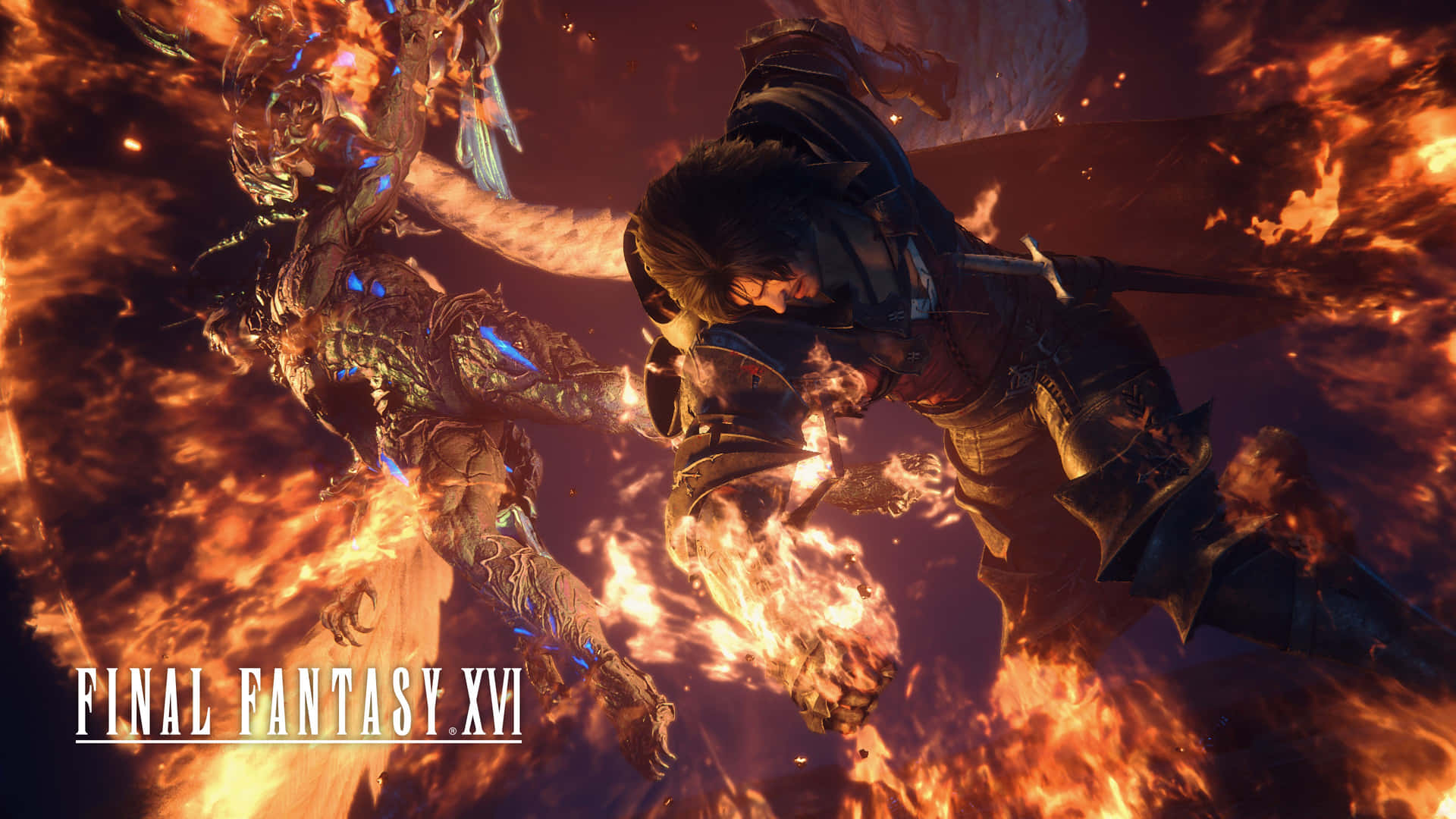 Final Fantasy X V I Epic Battle Wallpaper