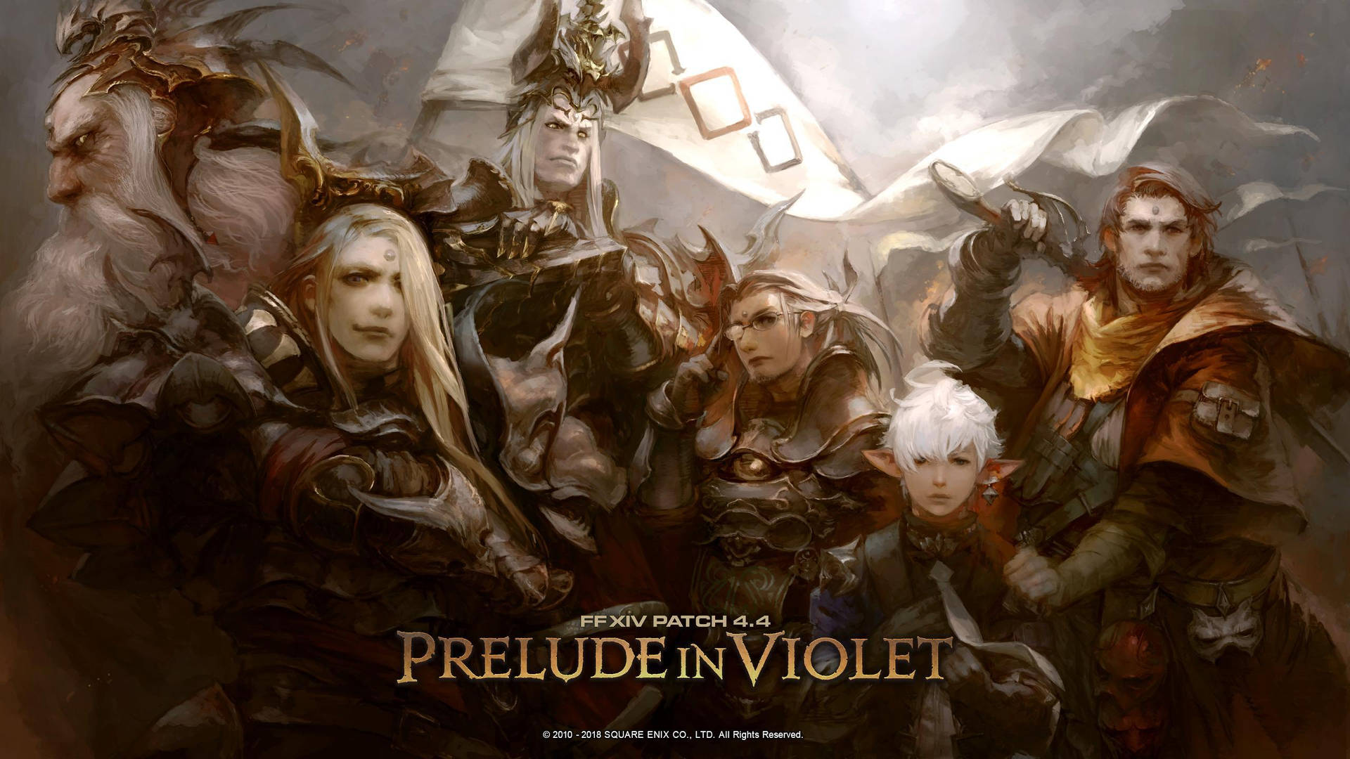 Final Fantasy Xiv Squad Of Soldiers Wallpaper