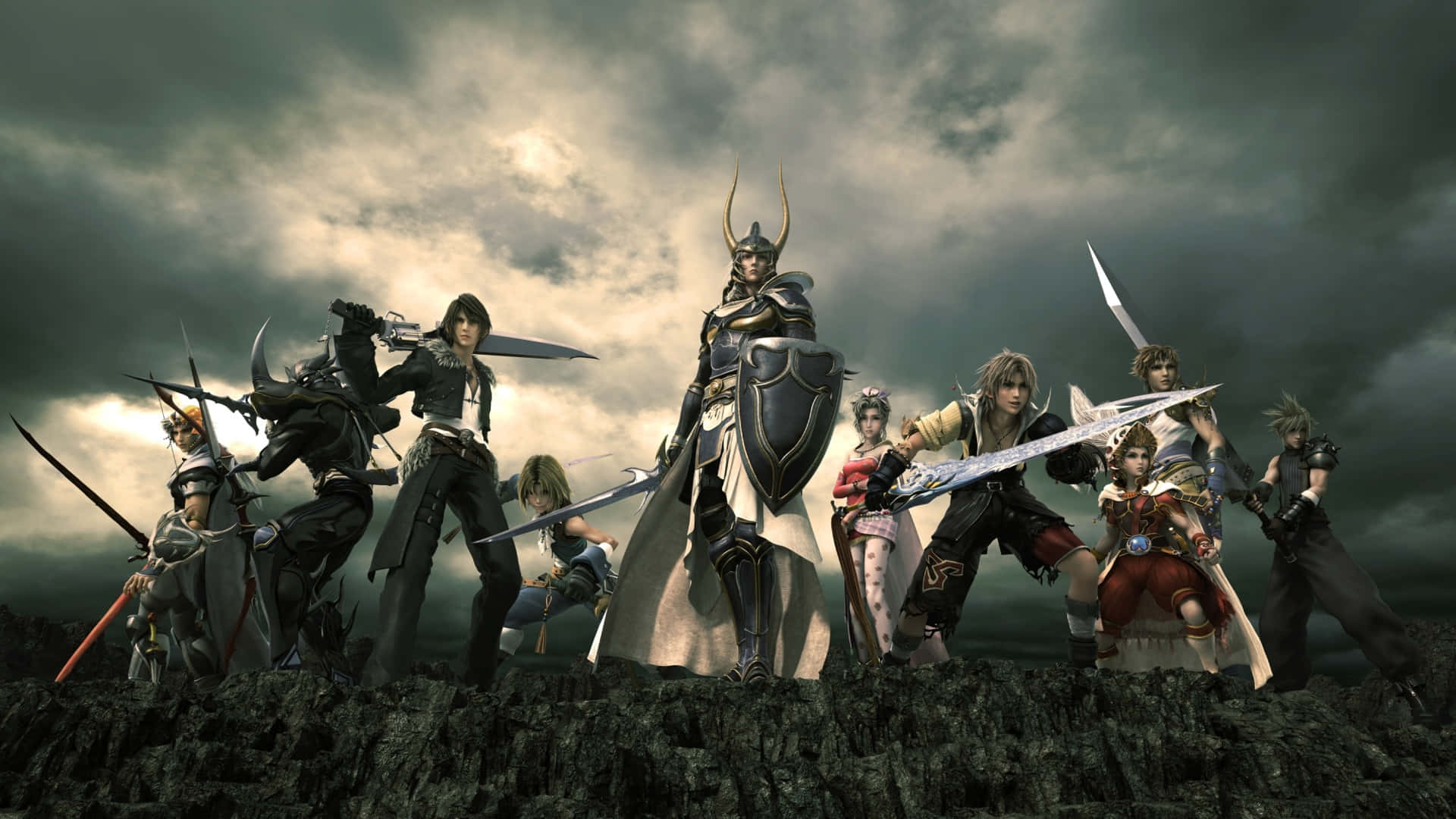 Sfondicon I Personaggi Del Gioco Final Fantasy Xv