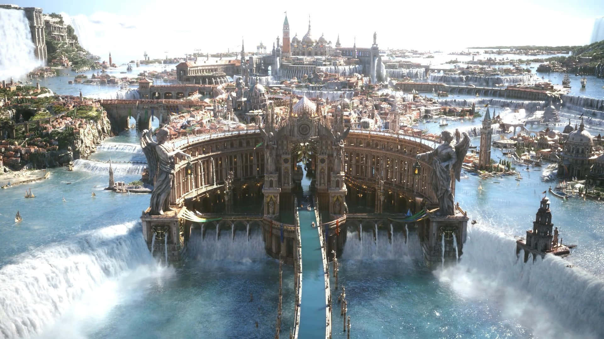 Sfondodi Altissia City Da Final Fantasy Xv
