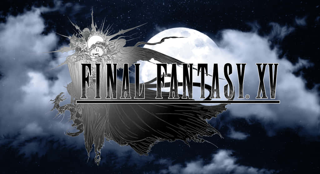 Sfondocon Il Logo Ufficiale Di Final Fantasy Xv