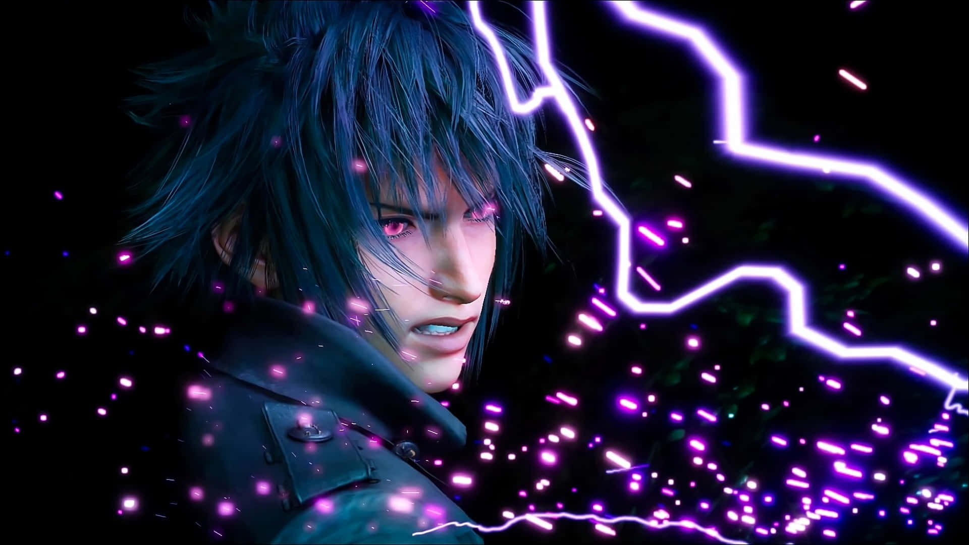 Blue Hair Zack Final Fantasy XV Background