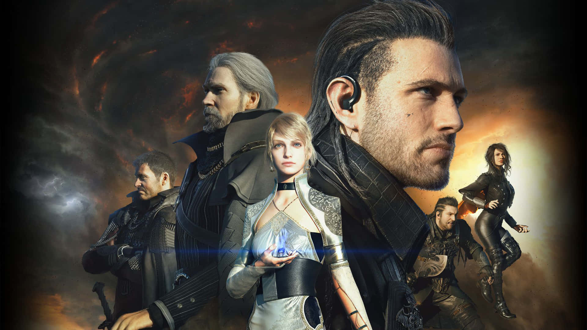 Game Characters Of Final Fantasy XV Background