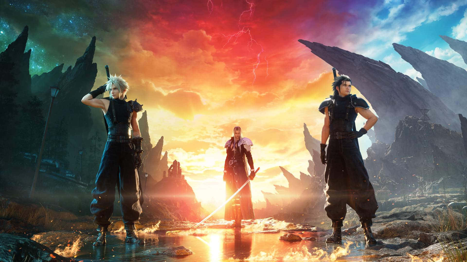 Final Fantasy7 Rebirth Heroes Stand Wallpaper