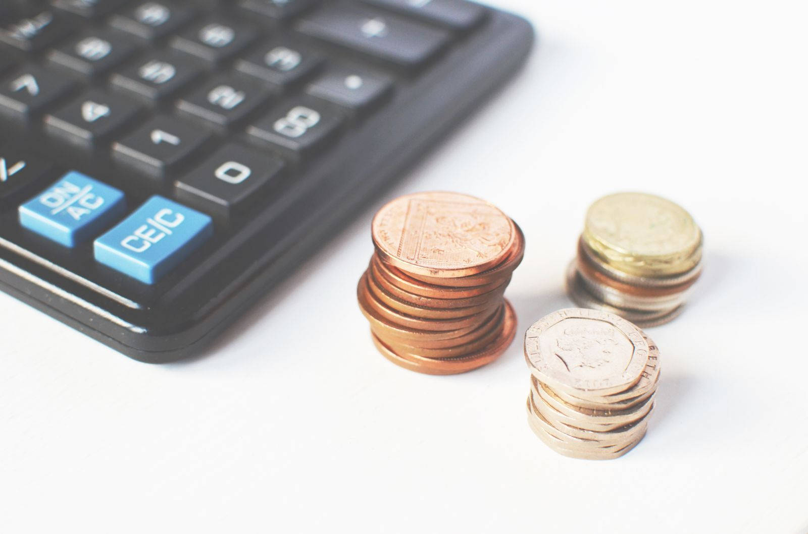 Finance Coins And Calculator Picture