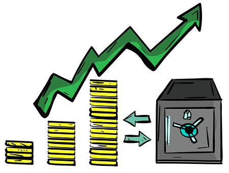 Financial Growth And Security Illustration PNG