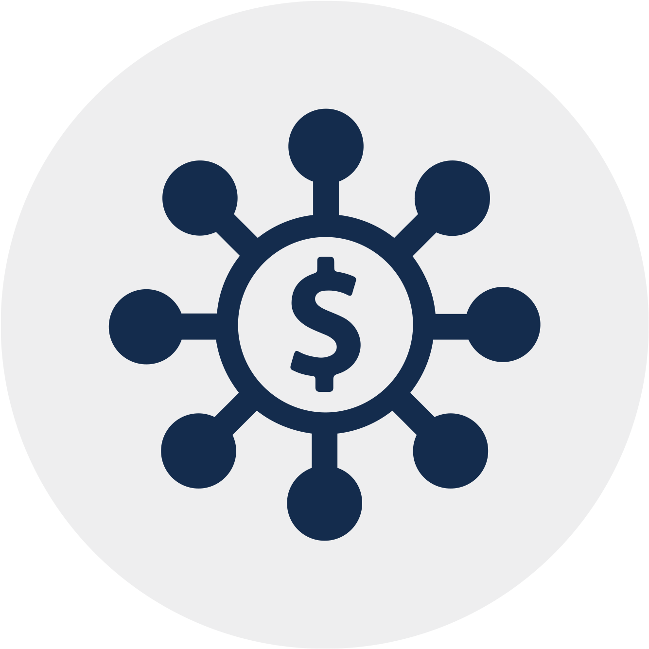 Financial Network Icon PNG