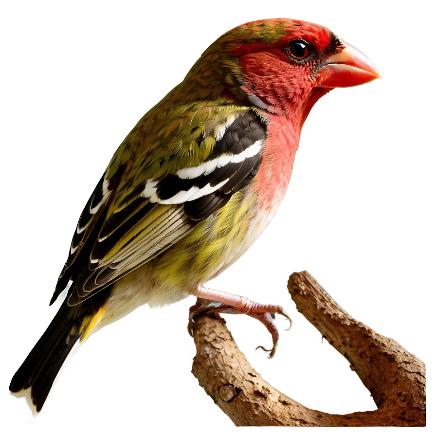 Finch Bird Colorful Png 50 PNG