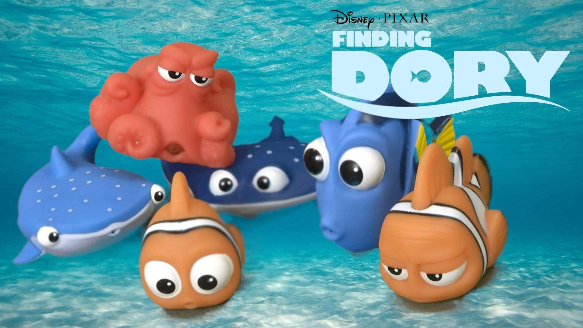 Finding Dory Bath Squirters Wallpaper