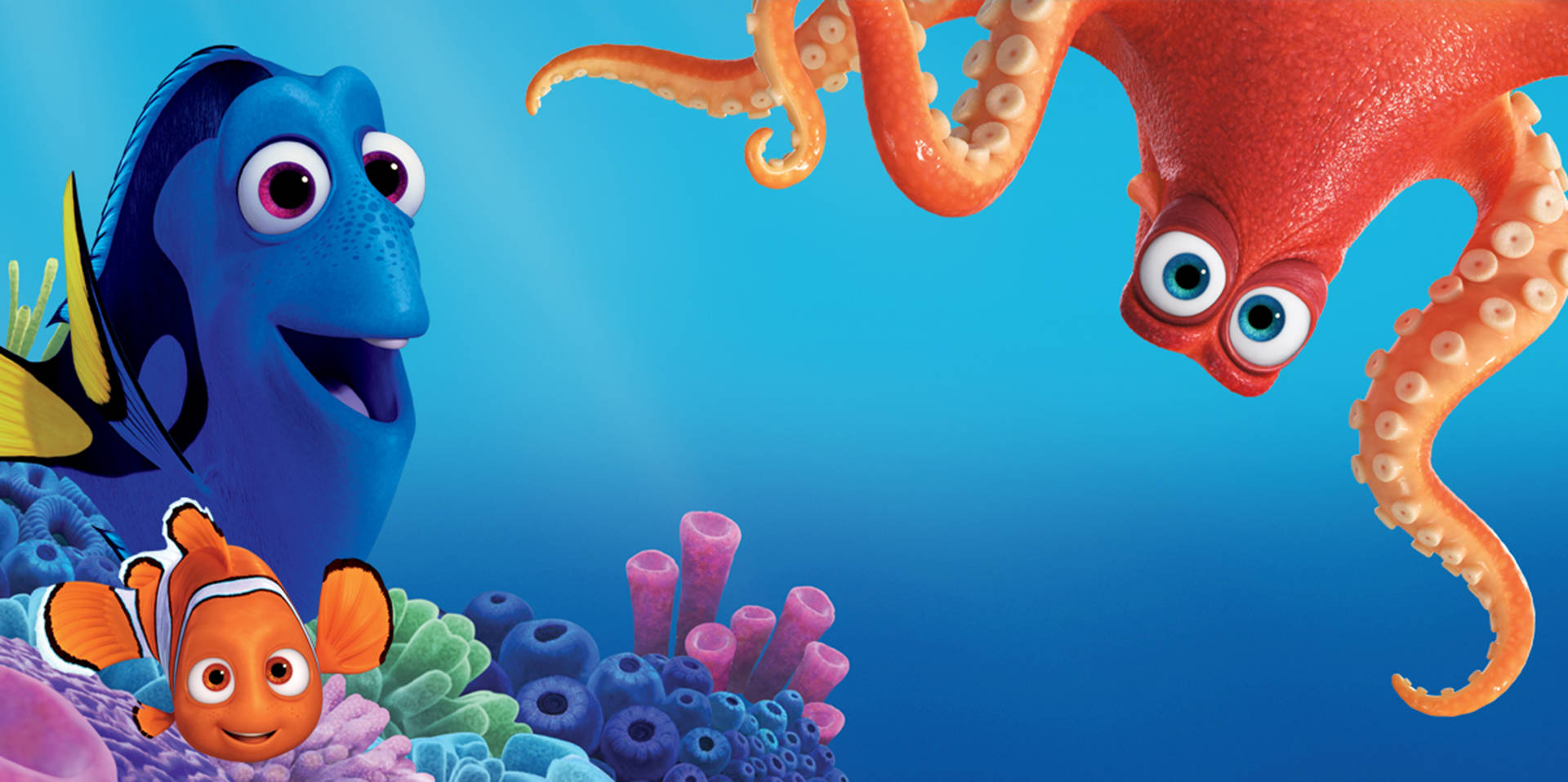 Find Dory Hank Nemo I Ocean Scene Wallpaper