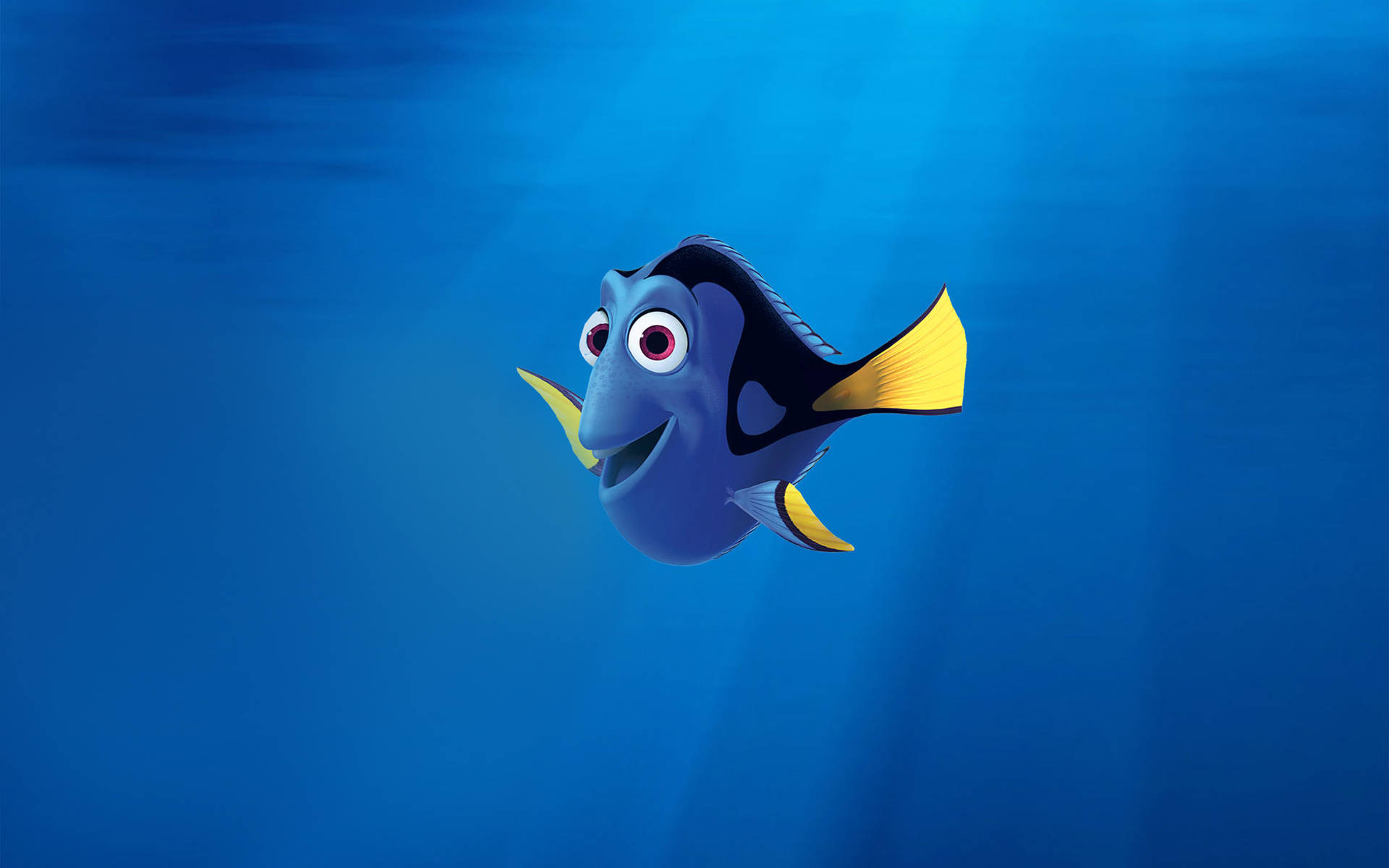 Finding Dory In Crystal Blue Background Wallpaper