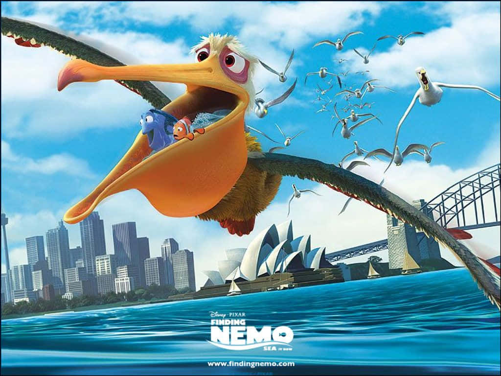 A joyful moment with Nemo, Dory, and Marlin