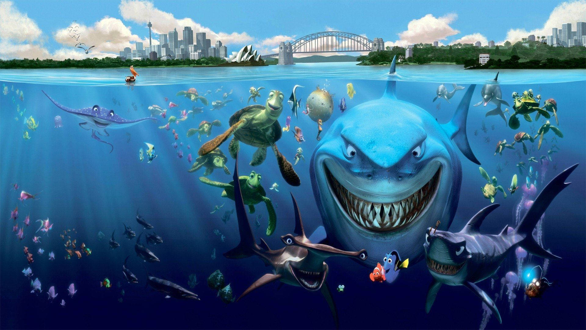Finding Nemo Complete Characters Wallpaper