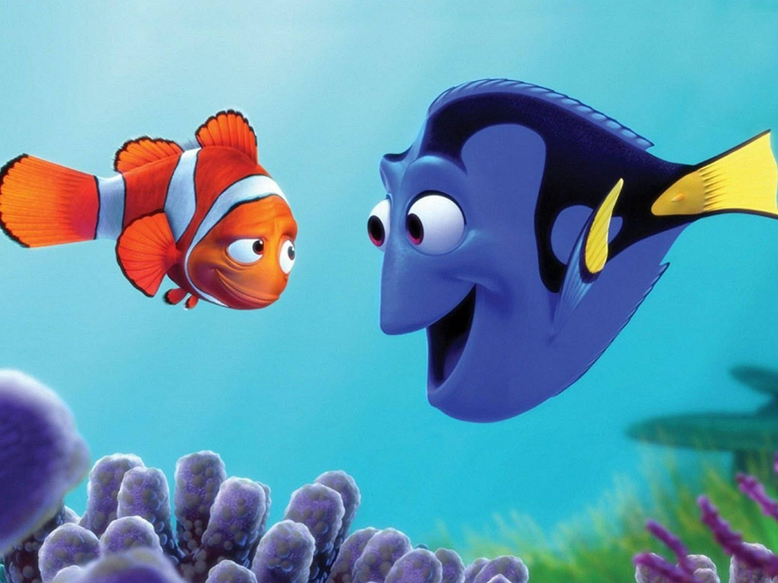 Finding Nemo With Marlin And Dory Wallpaper