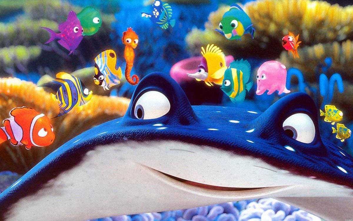 Finding Nemo With Mr. Ray Wallpaper