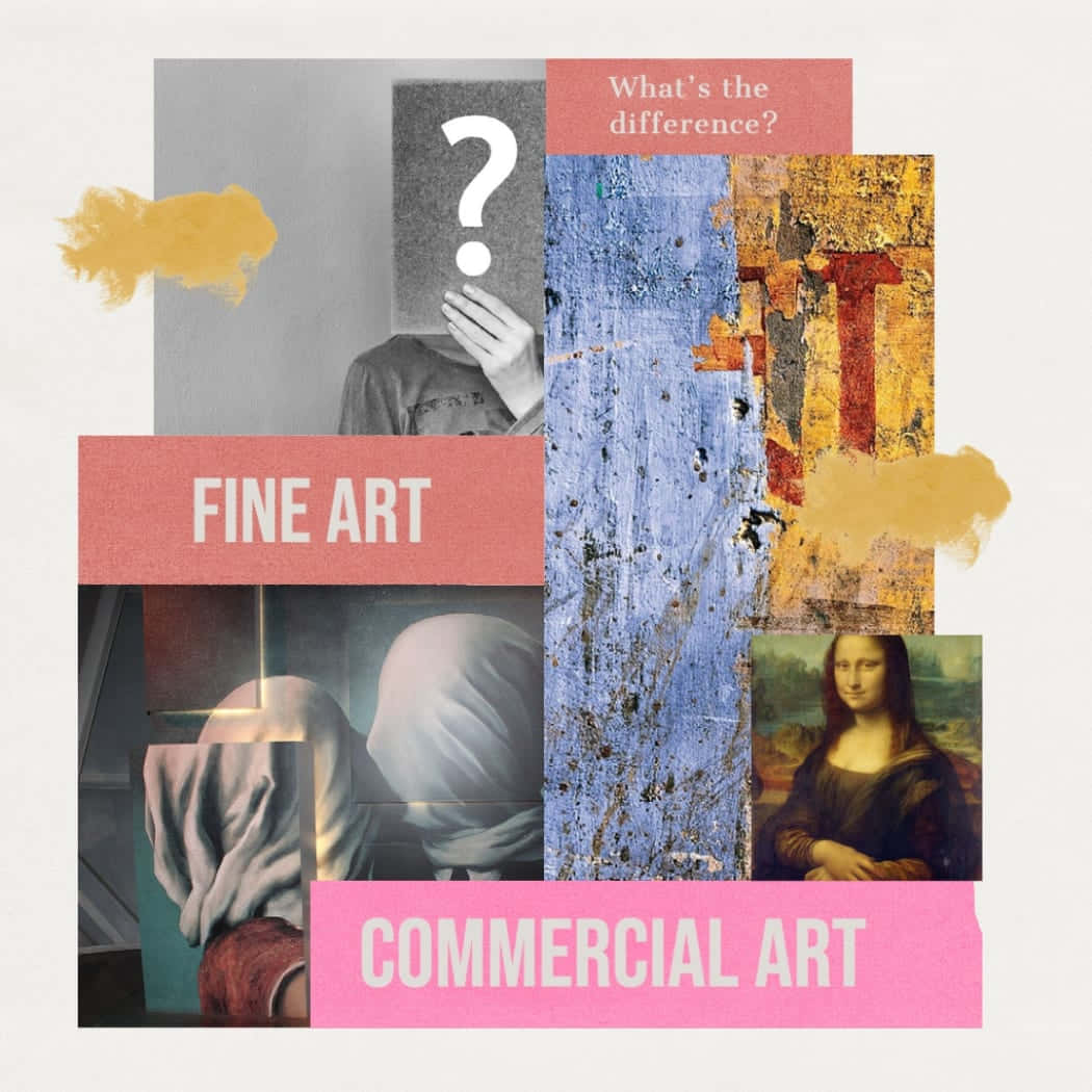Fine Art Versus Commercial Art Wallpaper