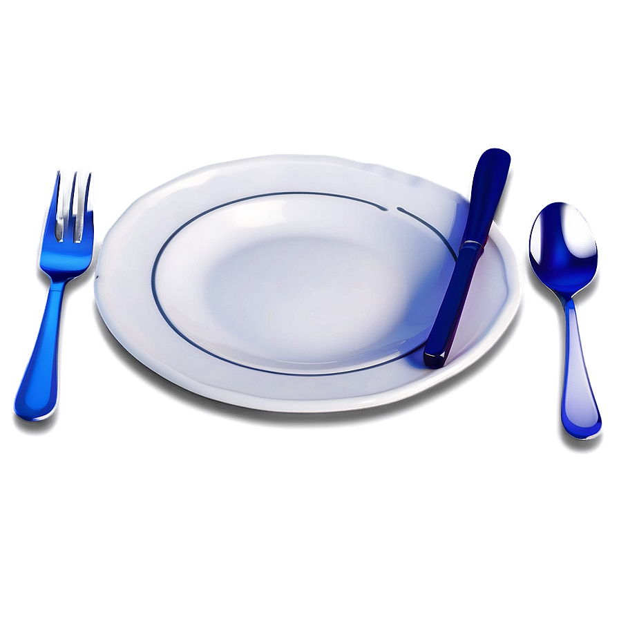 Fine Dining White Plate Png Yib PNG