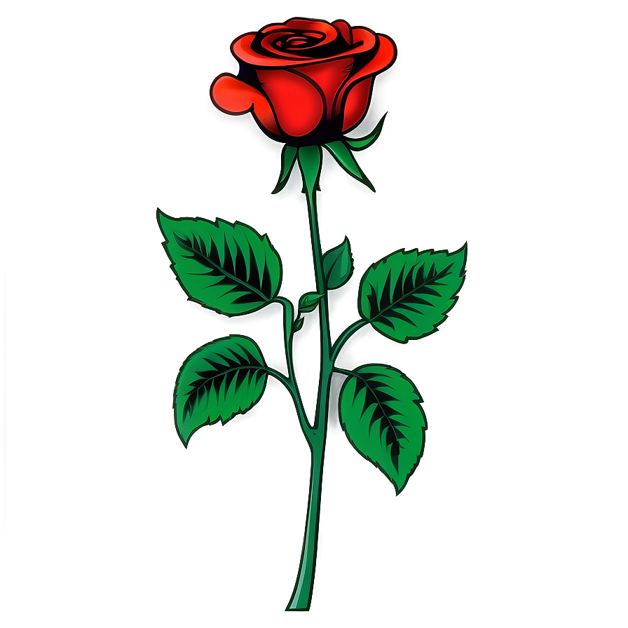 Fine Line Rose Tattoo Visual Png Uyo PNG