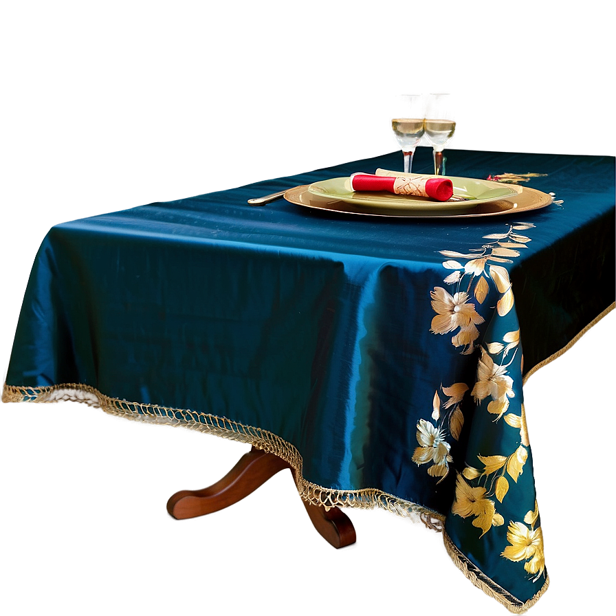 Fine Silk Tablecloth Png 06242024 PNG