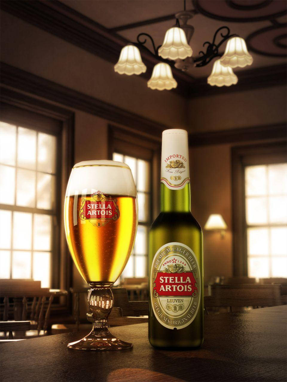 Finest Beer Choice Stella Artois Wallpaper