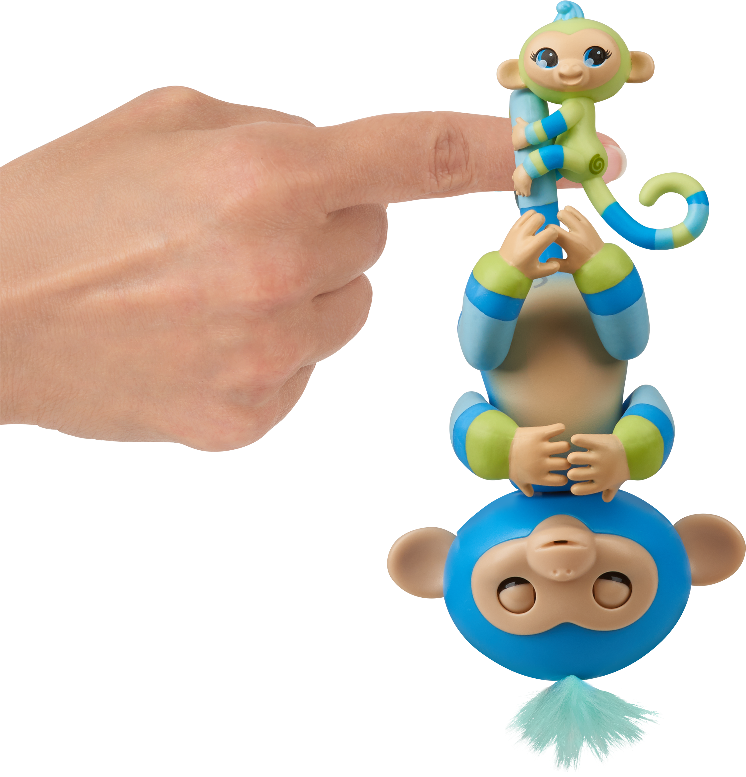 Finger Balancing Toy Monkeys PNG