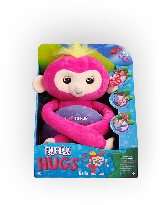 Fingerlings Hugs Bella Plush Toy PNG
