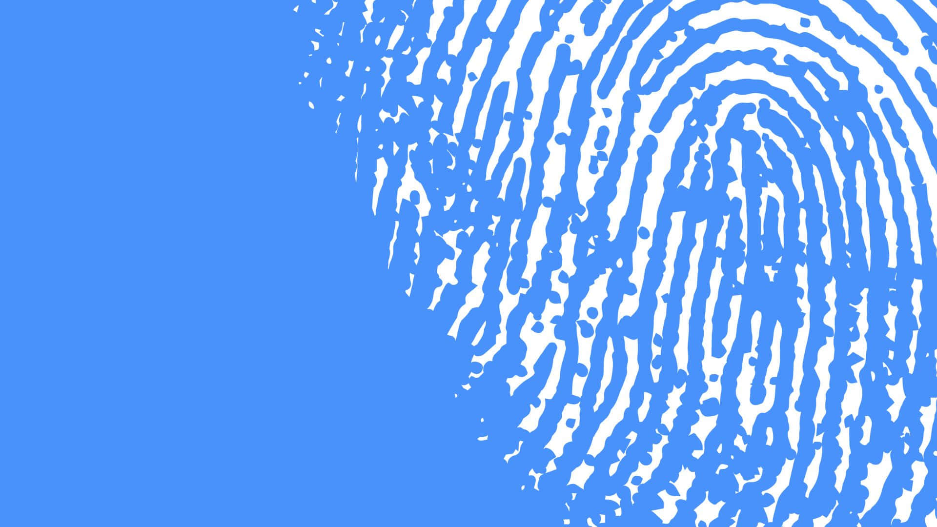 Modern Fingerprint Pattern Wallpaper