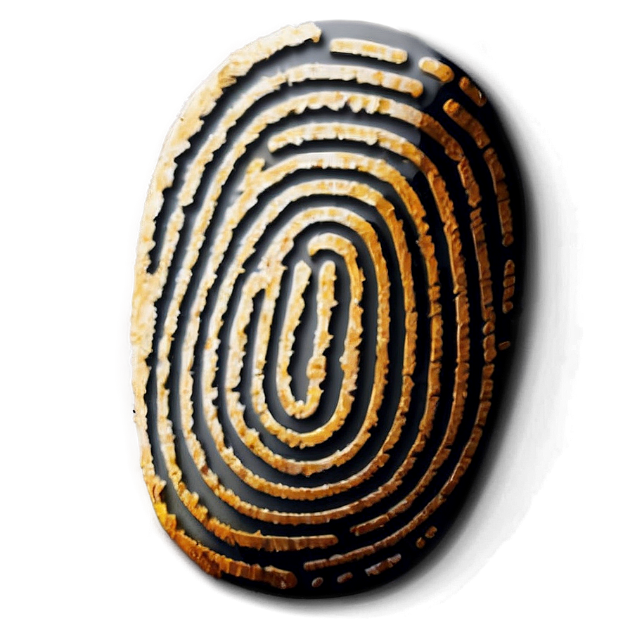 Fingerprint Illustration Png 05242024 PNG