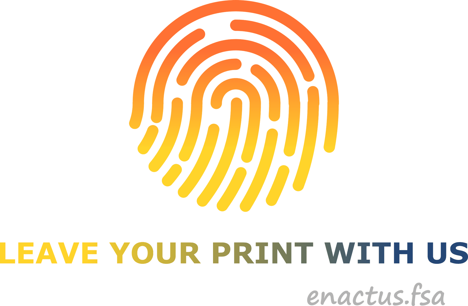 Fingerprint Inspired Logo Design PNG