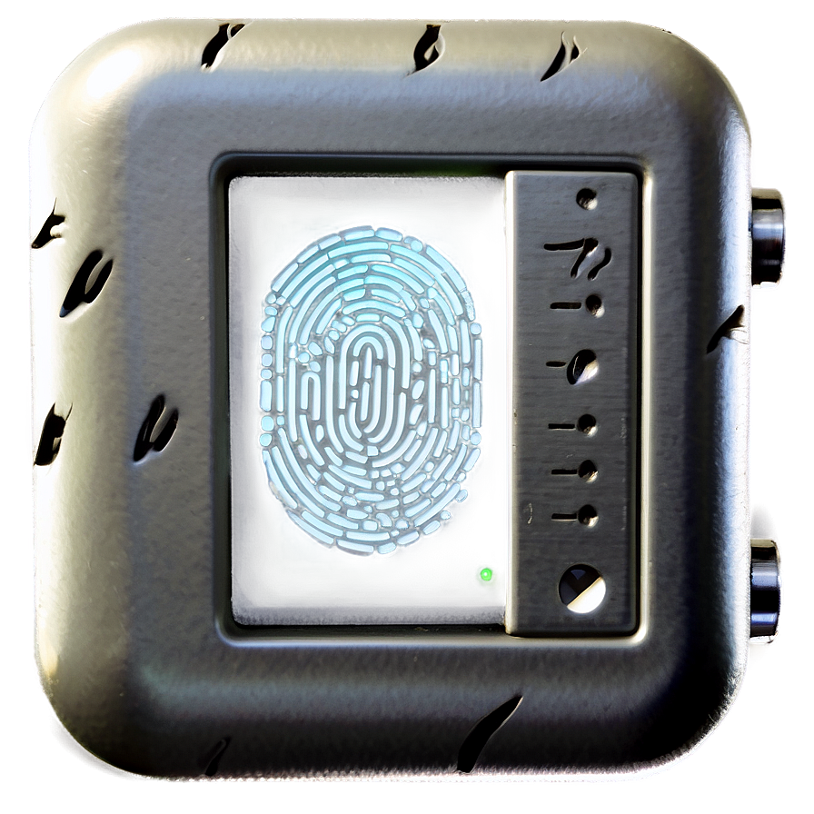 Fingerprint Lock Interface Png Prh5 PNG