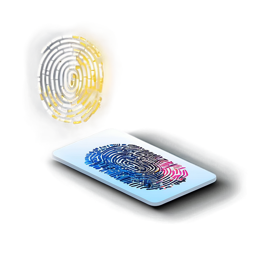 Fingerprint On Digital Pad Png 05242024 PNG